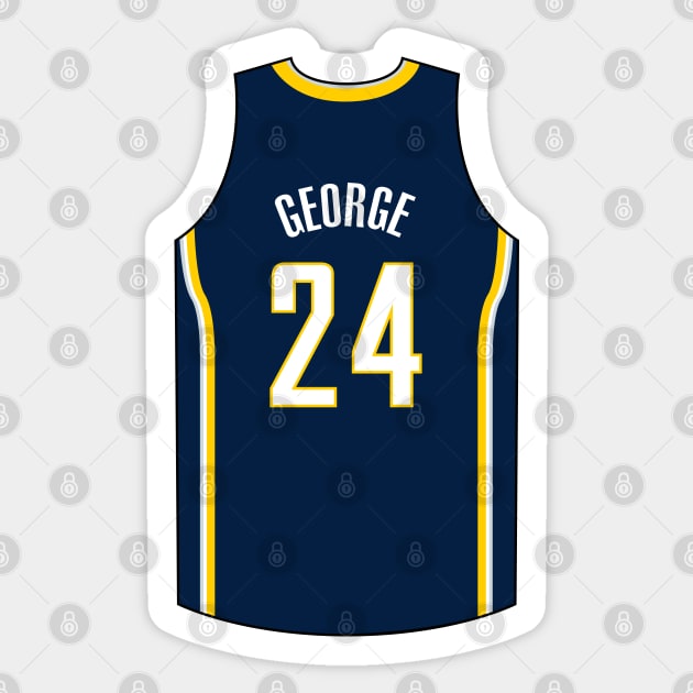 Paul George Indiana Jersey Qiangy Sticker by qiangdade